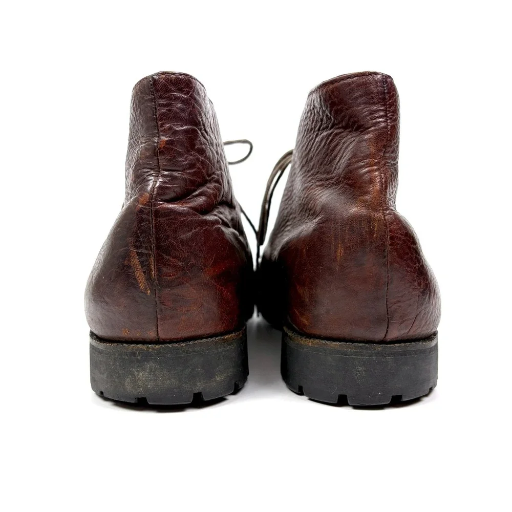 VTG Thornton Bay Oil Resistant Leather‎ Chukkas Mens Sz 10M Oxblood Red Lace up
